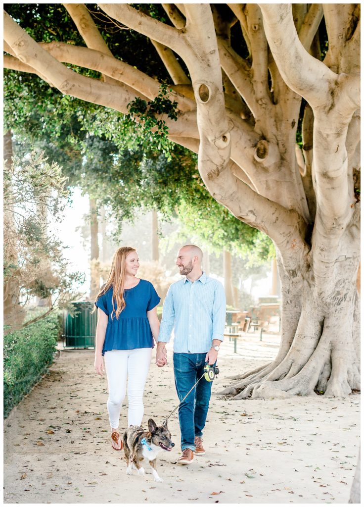 engagement session at palisades park