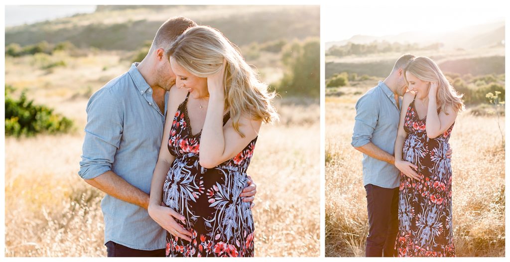 A Gorgeous Sunset Maternity Session in Malibu sunset maternity session in Malibu