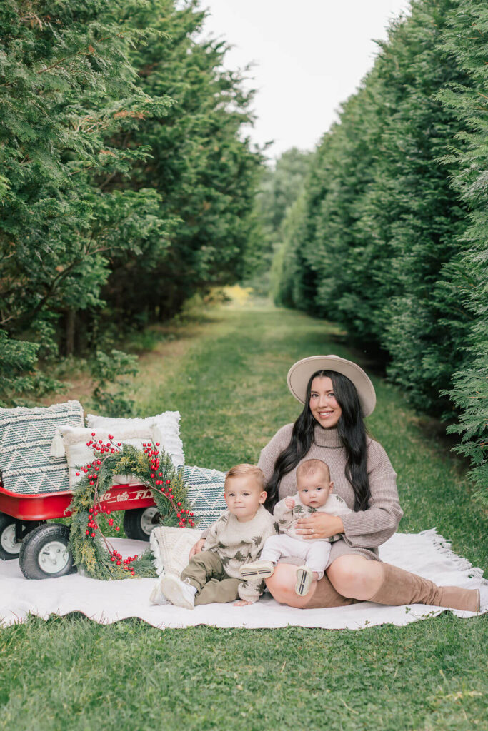 Mini Session, Half, or Full: Which Is Right for Your Family? (2026) holiday mini session cranbury nj mom and boys
